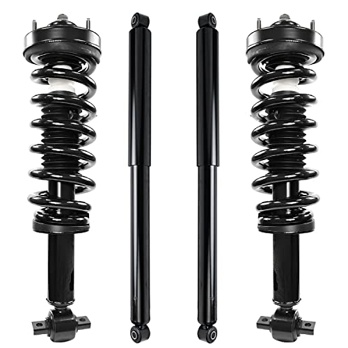 Image of Detroit Axle - Front Struts & Coil Springs Rear Shock Absorbers Replacement for 2014 Ford F-150 4WD - 4pc Set