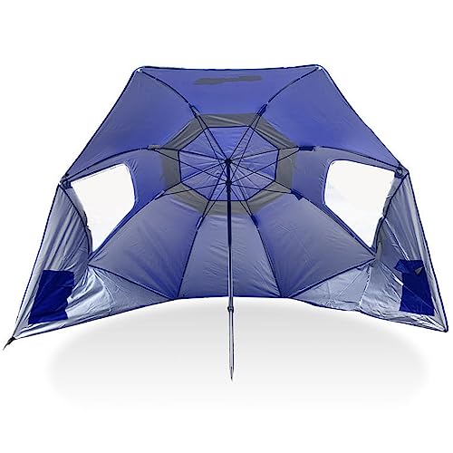 Large umbrella shelter for fishing