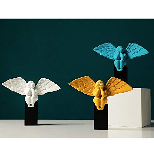 Objets de collection décoratifs ailes d'ange : statue créative maison et salon - 5