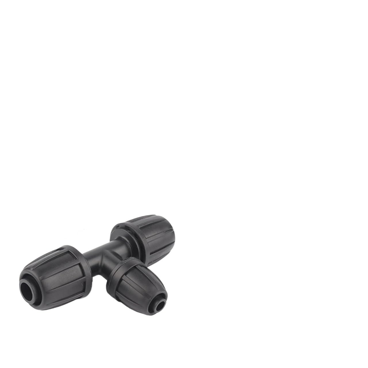 Bdfjeds 8L11-16Pe Nut Tee Garden Hose Connector 10Pcs 16Mm Garden Irrigation Tube Connector Watering Hose Nut Elbow Tee Connectors(8L11-16Pe Nut Tee)