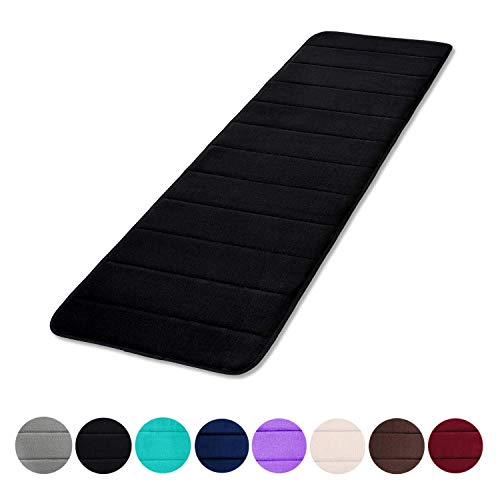Memory Foam Soft Bath Mats - Non Slip Absorbent Bathroom Rugs Rubber Back