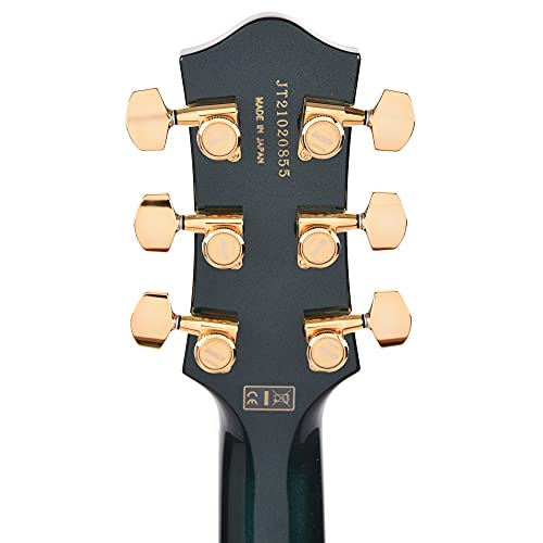 Gretsch G6228TG Players Edition Jet BT Bigsby Gold Hardware Cadillac Green – Guitare Électrique Personnalisée - Les Beatles, Paul McCartney, John Lennon, RIngo Starr, George Harrison Gretsch G6228TG Players Edition Jet BT Bigsby Gold Hardware Cadillac Green - Guitare Électrique Personnalisée – Image 8