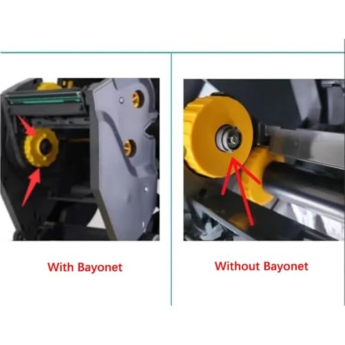 Support de ruban carbone Zebra ZD888T ZD888CR avec baïonnette, composant durable et précis