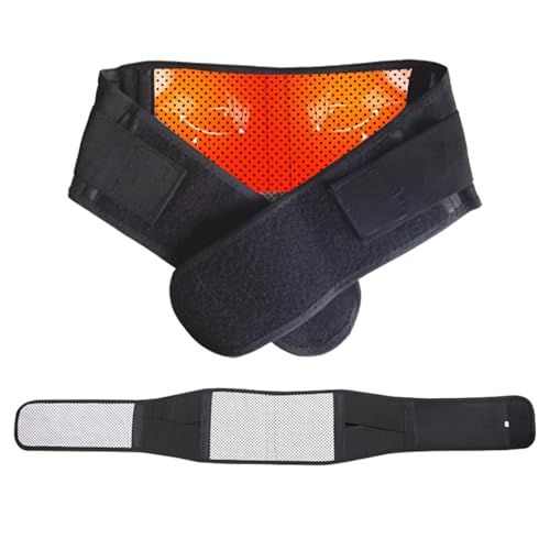Fascia Lombare Riscaldamento, Fascia Lombare Supporto Schiena, Cintura Riscaldante Fascia Supporto Lombare, Fascia Lombare Riscaldamento, Fascia Lombare Posturale Regolabile per Uomini e Donne