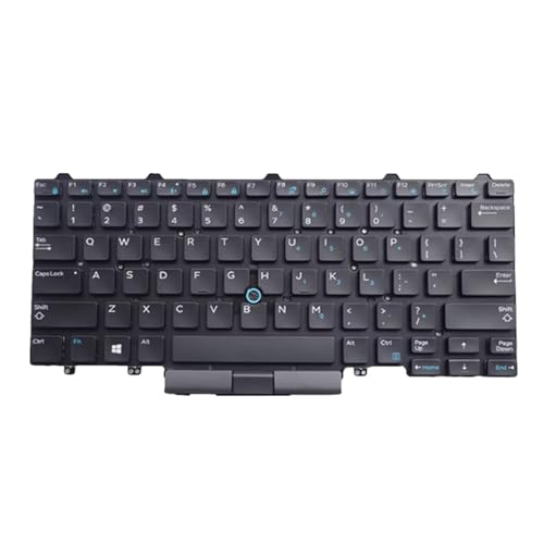 Clavier Dell Latitude 5480 5488 noir version US pour remplacement PC portable