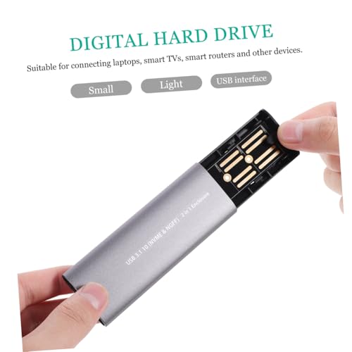 Boîtier SSD externe M2 NVMe USB-C portable pour stockage PC et transfert rapide - 3
