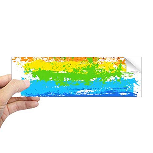 Pegatina rectangular LGBT para decorar tu ordenador portátil y la ventana del coche
