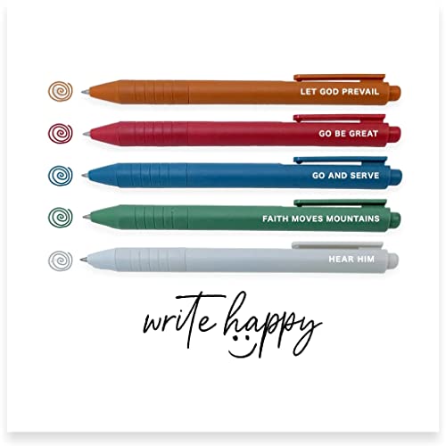 Set de 5 bolígrafos gel Write Happy Doodle Beads