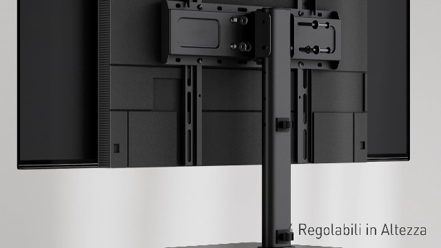 Mophorn Supporto TV Da 32-55 Pollici, Supporto TV Universale Girevole Supporto Da Pavimento Portatile Regolabile In Altezza Con Base In Vetro Temperato Ideale Per Camera Da Letto E Soggiorno 85615353