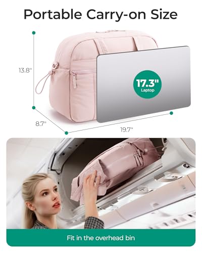 Image of BAGSMART Gym Bag for Women, Duffle Bag for Travel with Wet Pocket, Lightweight Carry on Weekender Duffel, Water Resistant
