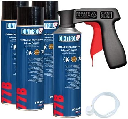 Dinitrol 77B CAVITY WAX (LIGHT BROWN) 500ml x 4 + EXT + CANGUN