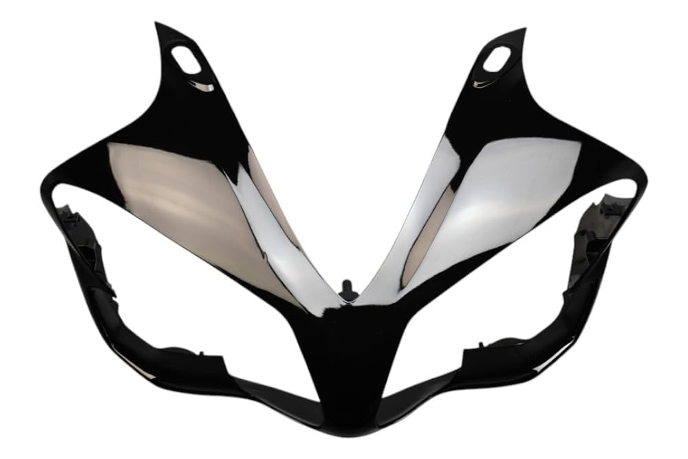 avdb-moto Muso/Carena/Cupolino Frontale Compatibile con YAMAHA YZF R1 YZF-R1 RN19 2007-2008 Solo Muso Frontale (Nero)
