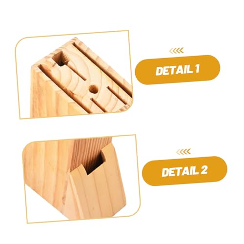Fentes variées pour couteaux et ustensiles sur bloc compact - 4