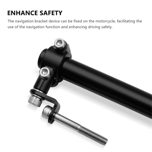 Support de navigation moto ZX-636 fixe pour plaque GPS évitant les reflets du soleil