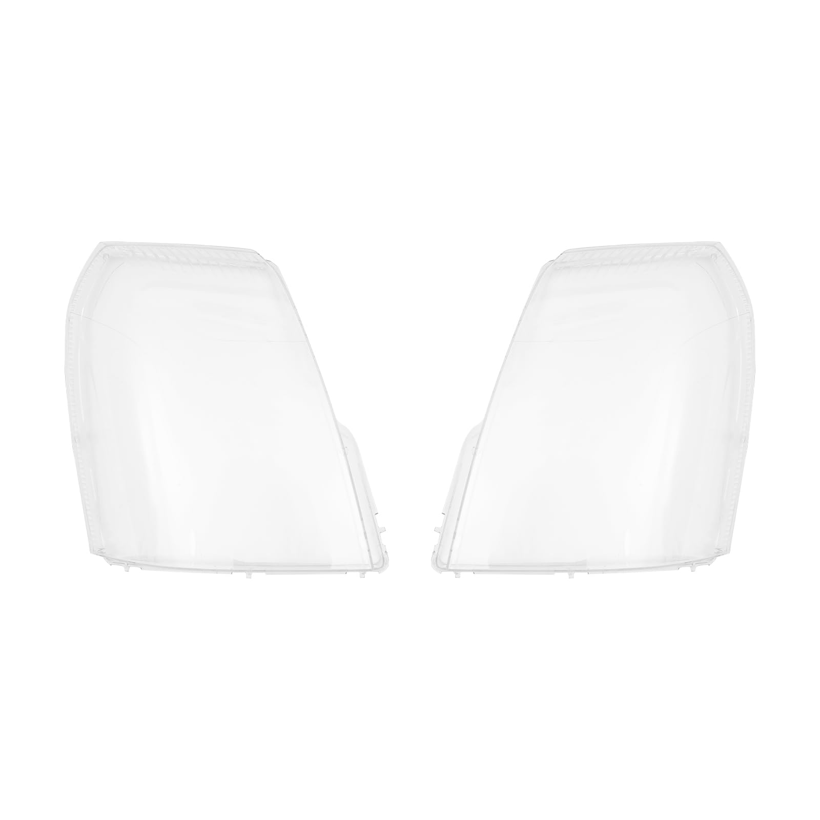 NTINGDE Pair Headlight Lens Cover Compatible with Cadillac Escalade 2007-2014 Front Left+Right Headlight Headlamp Cover Clear Headlamp Lens Cover Driver?Passenger Side