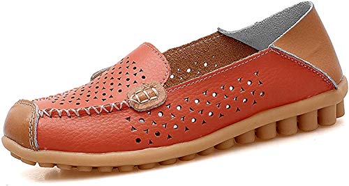 Image of VenusCelia Women's Floral Comfort Walking Flat Loafer