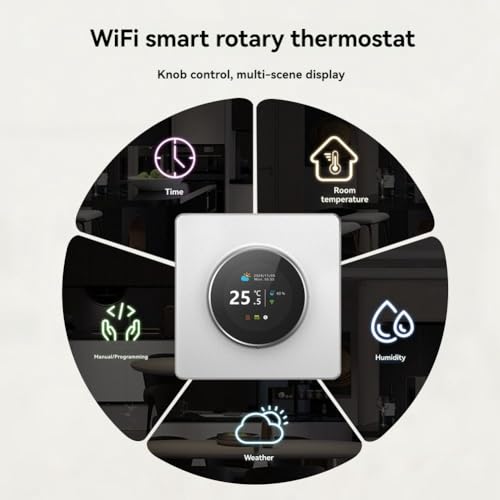 Thermostat intelligent pour chauffage de l'eau WiFi Tuya et programmateur connecté 3A - 5