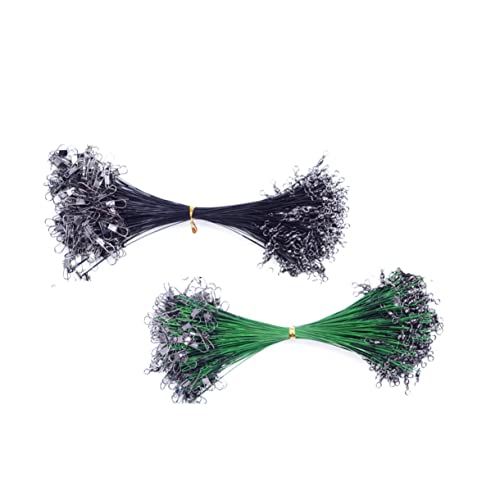 OSOLADY Fishing Line Accessories 100 Pcs 15cm Wire Line Fishing Wire for Lure Saltwater Freshwater