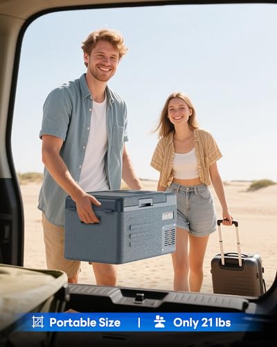 Portable Car Refrigerator Freezer Dual Zone