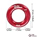 GM CLIMBING Red Small Rappel Ring 25kN for Rock Climbing Arborist Rescue Slackline Hammock Pack of 5