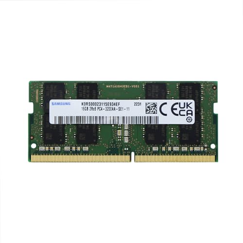 Image of Samsung 16GB (1x16GB) DDR4 3200MHz PC4-25600 SODIMM 2Rx8 CL22 1.2v M471A2K43EB1-CWE Gaming Notebook Laptop Memory RAM Module Upgrade