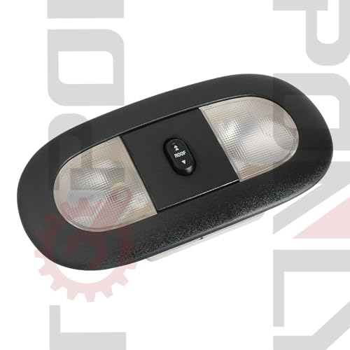 Image of TQPONLY Overhead Console LED Dome Map Light Lamp,for 2004-2008 Ford F150 Extended Cab /SuperCrew Interior Lights with Sunroof Switch (Black)
