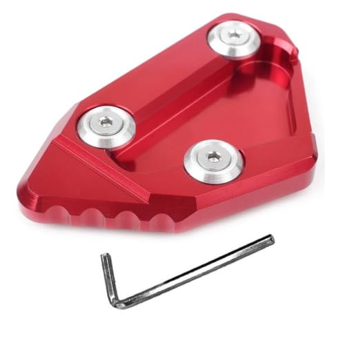 Rallonge de béquille latérale pour Suzuki GSXR1000 2009-2017 CNC rouge