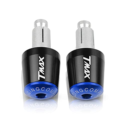 Embouts de guidon bleus pour Yamaha TMAX 500 et 530 de 2001 à 2007