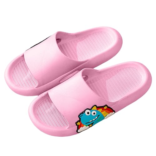 IWIHMIV Kids Cloud Slides Boys Slip On Beach Sandals Girls Summer Lightweight Non Slip Soft Bottom Pool Shower Slippers