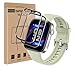 Cable Leader 2 Stück Schutzfolie für Panzerglas für Huawei Watch Fit 3, 3D Curved Anti-Kratzer HD Anti-Schmutz Huawei Fit 3 Schutzglas, Einfache Installation Ultrabeständig Displayschutzfolie