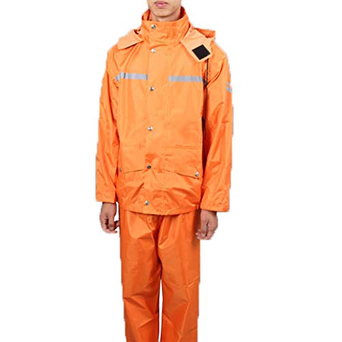 Traje impermeable para lluvia con capucha para hombre y mujer miniatura 3