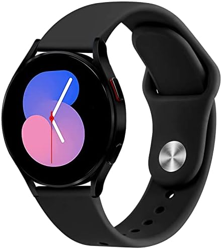 AorCeytp Compatible with Samsung Galaxy Active 2 Watch Band/Galaxy Watch 5 Band/Watch 5 Pro 45mm/Galaxy Watch 4 Band 44mm 40mm/Galaxy Watch 3 41mm, 20mm Soft Silicone Wristbands for Women Men