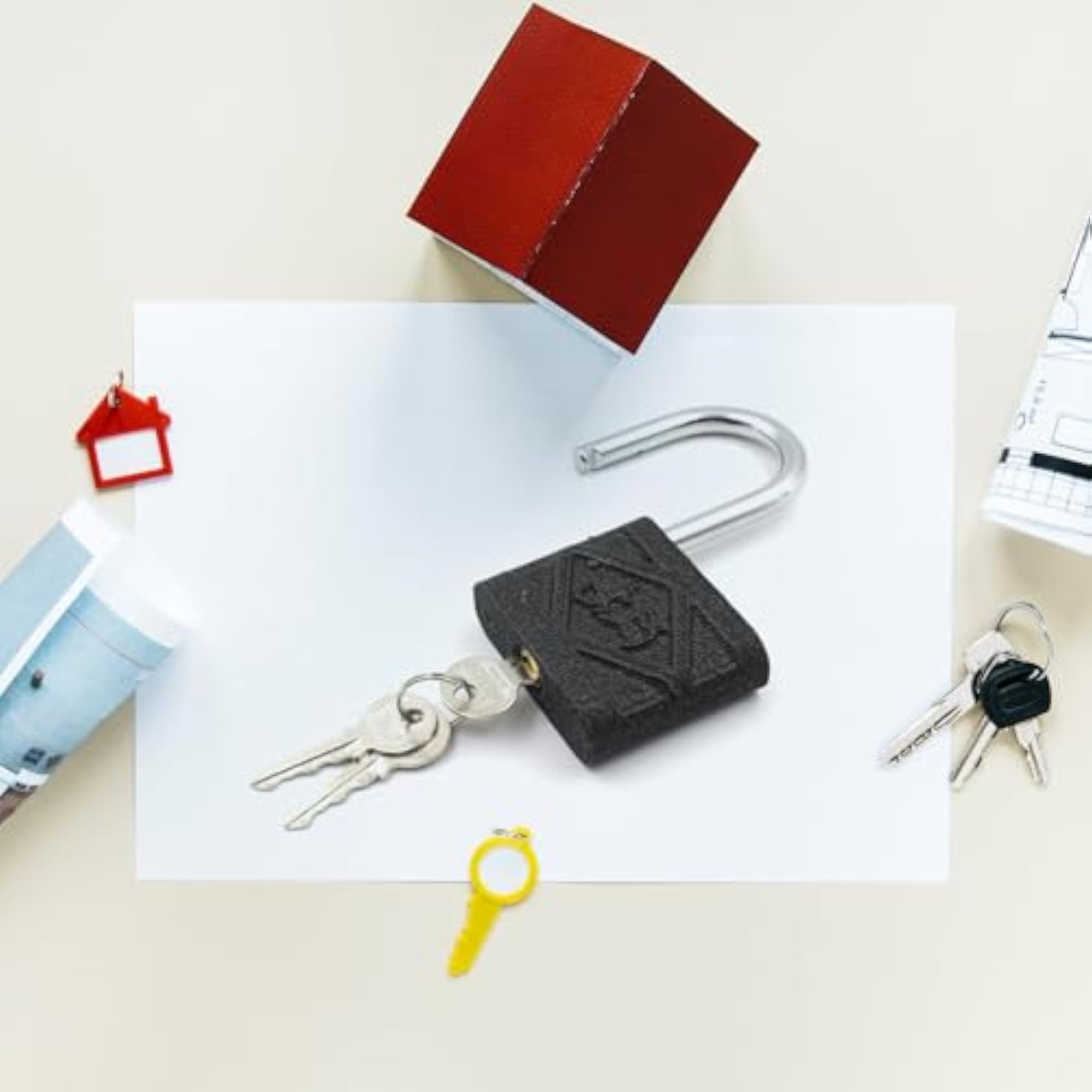Iron Padlock - 60mm Waterproof Brass Core Anti-Theft Lock