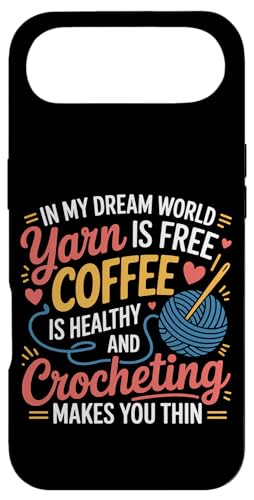 Yarn’s Free Coffee’s Healthy Crochet Makes You Thin - スマホケース iPhone Air 用