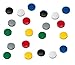 Produktbild 50 Magnete, Durchmesser 24mm, Haftmagnete für Whiteboard, Kühlschrankmagnet, Magnettafel, Magnetwand, Magnet Rund sortiert