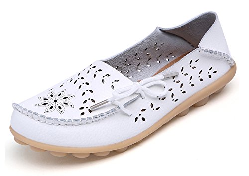 Image of VenusCelia Women's Breathable Comfort Walking Office Flat Loafer