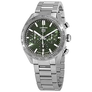 Tag Heuer Carrera Chronograph Automatic Green Dial Men’s Watch CBN2A10.BA0643