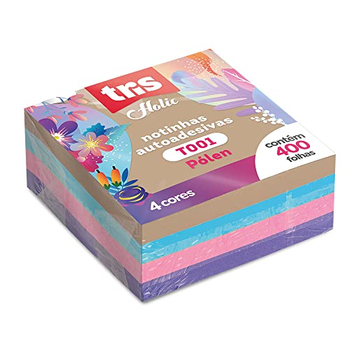 Nota Autoadesiva Tris Holic T001 Kraft 400 Folhas