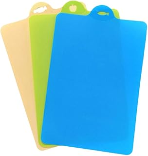 UPKOCH - Tagliere da cucina in plastica flessibile, 3 pezzi