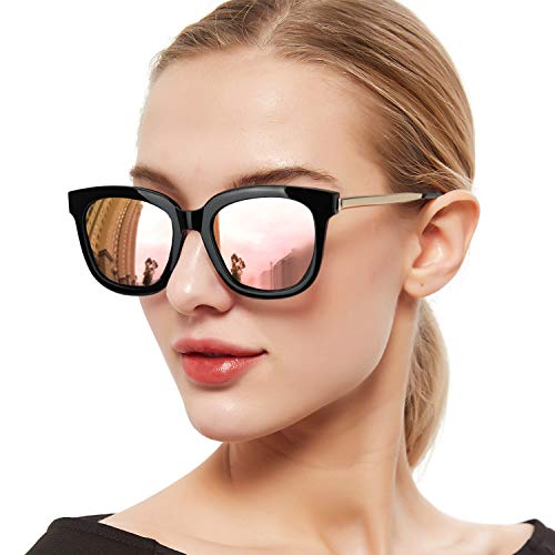 SIPHEW Oversized Mirrored Sunglasses for Women/Men, Polarized Sun Glasses with 100% UV400 Protection SIPHEW Oversized Mirrored Sunglasses for Women/Men, Polarized Sun Glasses with 100% UV400 Protection