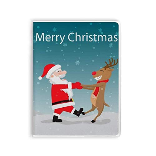 Carnet de notes Père Noël couverture souple pour écriture manuscrite festive