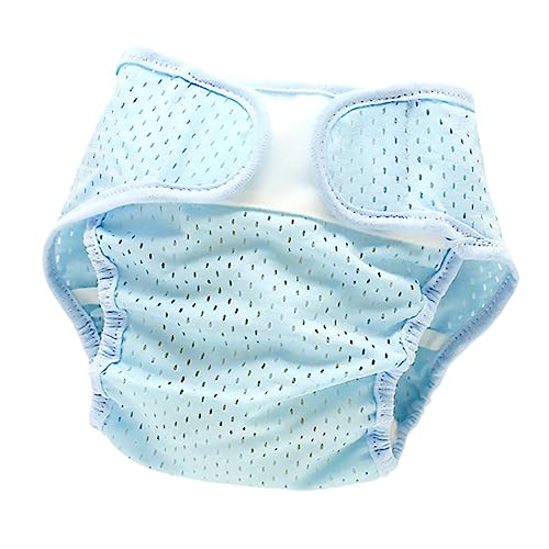 ULDIGI 1pc Ice Silk Mesh Diaper Cover Hole Breathable Mesh Outer Baby Diaper to Prevent Blowout