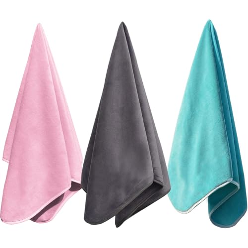 Image of Microfiber Gym Towels Bigger Size Super Soft for Exercise Fitness, Sports
