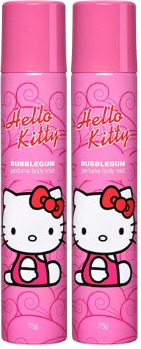 Hello Kitty Bubblegum Body Spray 75 g (FCPBR901B) (Pack of 2)