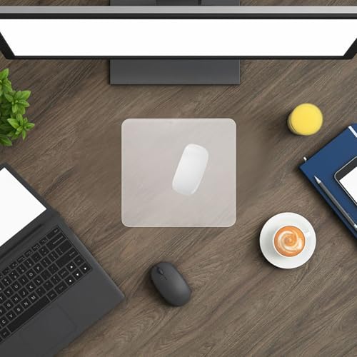 Tapis de souris transparent verre de qualité supérieure durable et lisse - 6