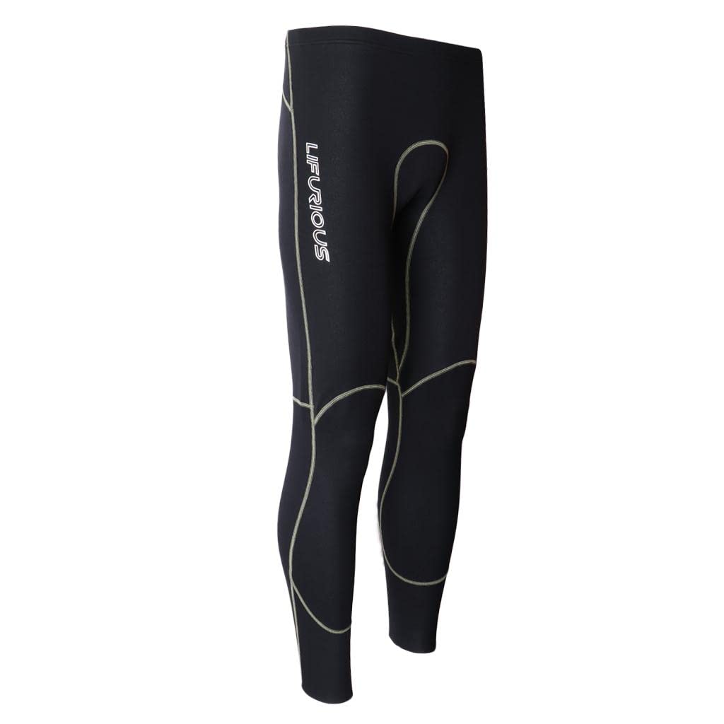 Milageto Pantalon de Combinaison en Néoprène 5mm pour Hommes - Confortable et Résistant