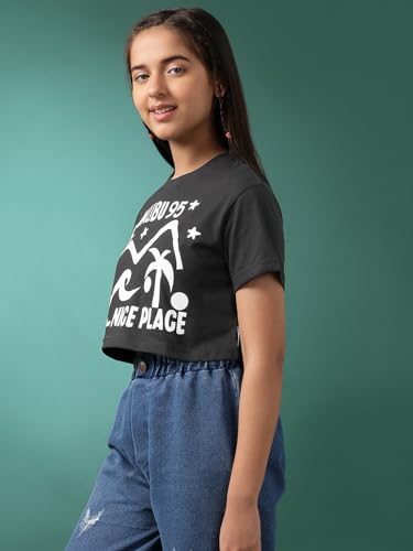 Image of Li'l Tomatoes Girls Cotton Relaxed Fit T-Shirt