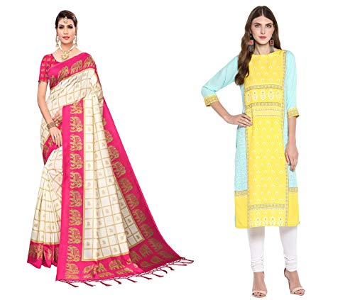 Image of ANNI DESIGNER Women's Crepe Saree