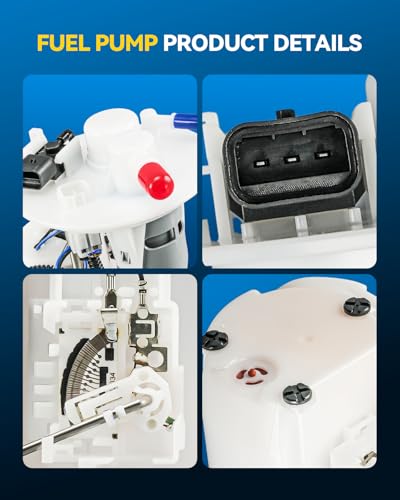 PHILTOP FG1555 Electric Fuel Pump Assembly Fit for Accent 2012-2017, Rio 2012-2017, Electric Fuel Pump Module Assembly Kit - Image 3