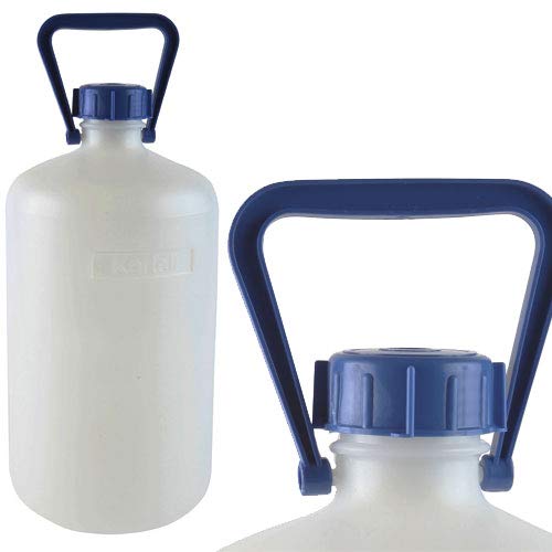 Carboy, Narrow Mouth, Heavy Walled HDPE, with O-Ring, 10L